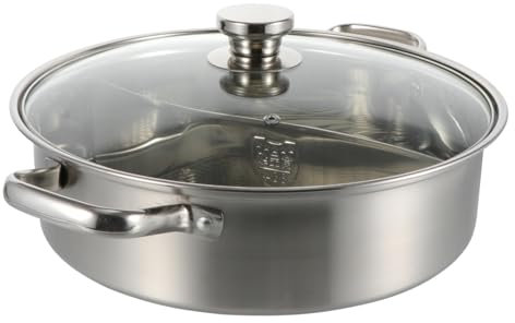 Cabilock Olla De Cocina Inoxidable Diseño De Doble Compartimento Para Sabores Uso Versátil