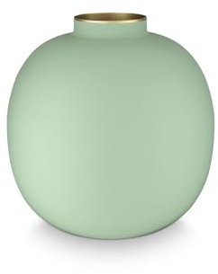 Pip Studio Metall Vase Matt Knallgrün 23cm