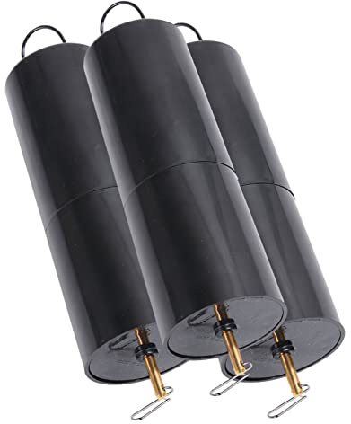 Toyvian 3pcs Hanging Style Windchime Motors Cylindrical Battery Motor Indoor Outdoor Decoration Ornament Spinners for Windchime
