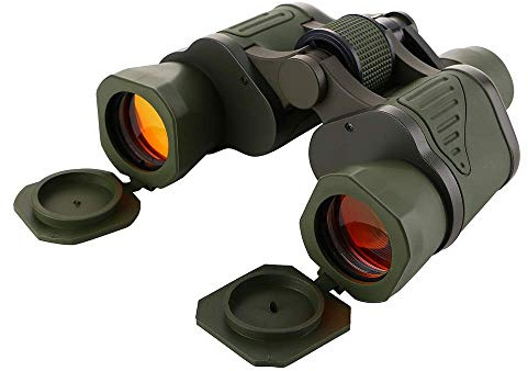 ZJFHEYUO Binocolo 50x50 con Coordinate Binocolo ad Alta Definizione Telescopio a Pellicola Verde ad Alta Definizione