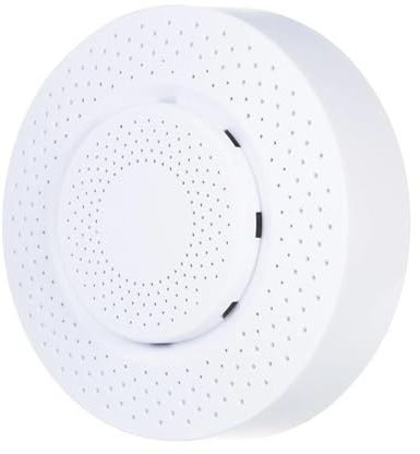 Detector Gas Monitor De Calidad del Aire Wi-Fi Inteligente, Medidor con Alarma Aplicación Y Registrador Datos For Probar Formaldehído, VOC, CO2, Temperatura, Humedad