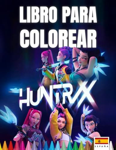 Libro para colorear Ídolos K-P-0-P: Dibujos al estilo coreano para fans de anime y manga