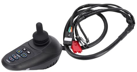 Fafeicy Controlador de Joystick para Silla de Ruedas Eléctrica Controlador de Joystick para Silla de Movilidad para de Ruedas con Retención de Rampa de Freno Antibloqueo