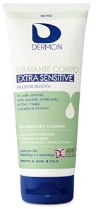 DERMON Idratante Corpo Extra Sensitive, Latte Idratante Corpo Sicuro per Pelli Sensibili, Extrasensibili e a Tendenza Atopica, Rispetta Il Ph Naturale della Pelle, 200 ml