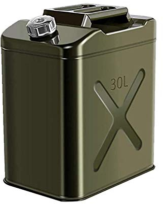Kraftstoffkanister Benzinkanister Kraftstoff Gaskraftstofftank, Metall -Benzin -Tank, Verdickter Benzin, Mit Flexibles Schlauch, 1 0L-30l, for Automobile Und Motorrad (Size : 30L)