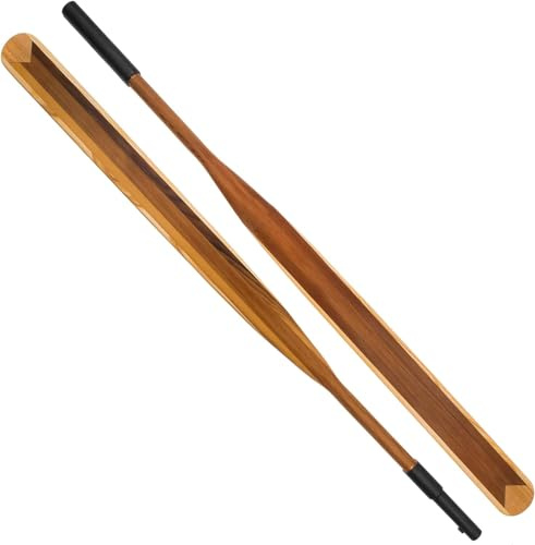 Teilbares Grönland Paddel 2-tailig ESKIMO Split 215/220/225/230cm für Seekajak sehr leicht etwa 850-930g aus Zeder und Esche - traditionelles Grönlandpaddel mit Teilung