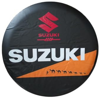 AMENAS Copriruota di scorta, per Suzuki Vitara 1997-2012 Copriruota Antipolvere Impermeabile Protezione Copriruota con Coulisse,15in