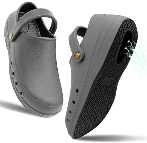 earthinglife Sabots de plantation avec sangle réglable en graphène super doux pour homme et femme