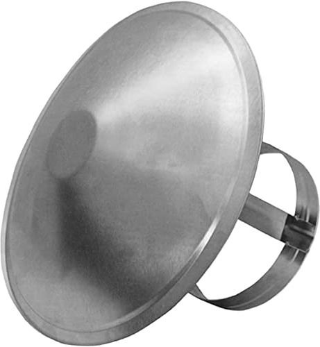 Edelstahl-Schornsteinhaube, Dachhaube, Leitungen, Belüftung, Kappe, Regenhut, Haubenoberseite, Allzweck-Schornsteinhaube, 110 mm