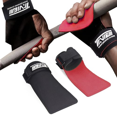 TAVIEW Correas de muñeca para Levantamiento de Pesas para un máximo Agarre – Correa de Levantamiento de Peso Muerto y Guantes de Levantamiento de Pesas para Entrenar, Levantamiento de Peso Muerto y