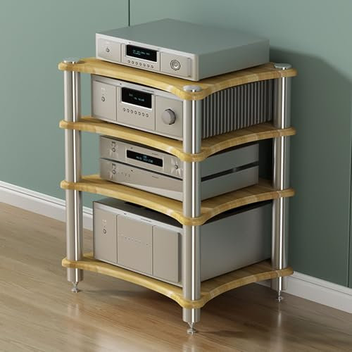 mobile stereo hi fi rack hifi Rack Per Componenti Audio, Scaffale Per Amplificatore Alto 85 Cm/scaffalatura Audio-video - Espositore Per Giradischi, Ricevitore Stereo, Mobile Per Apparecchiature Audio