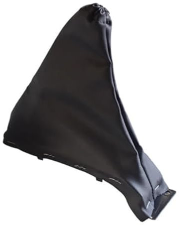 Rynplex Manuelle 5-Gang-Schaltknaufabdeckung, for Vauxhall, for Opel, Astra II G Zafira A 1998–2010, Auto-Styling-Hebel mit Ledermanschette Schaltsack für manuelle Schaltung(Black Handbake Case)