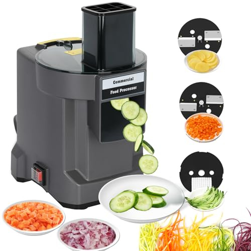 Mangoct 3 in 1 Electric Vegetable Dicer Slicer for Commercial & Home Use, Multifunctional Automatic Commercial Vegetable Chopper for Onion Potato Cabbage Veggie Fruit Slicing Shredding and Slitting
