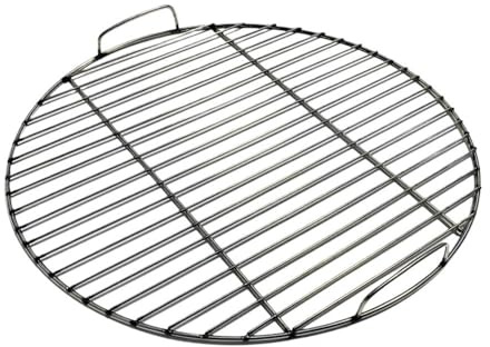 XIRUIFI Rundes Grillnetz, Edelstahl, Grillgitter, Ritter, rundes Gitter, Dampfnetz, Camping, Wandern, Outdoor, Drahtnetz (53 cm)