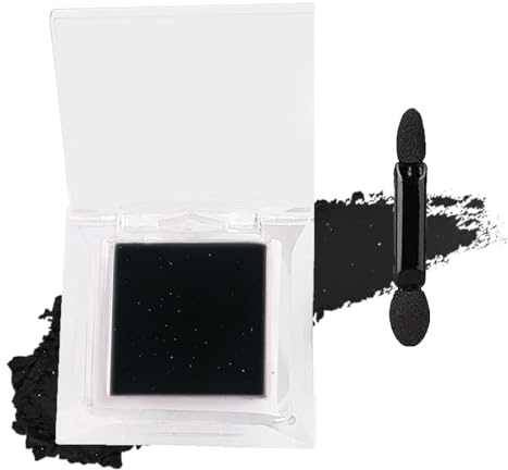 Matte Single Eyeshadow with Dual-ended Stick- High Long-Lasting Smudge Proof, Smooth Blendable Powder for Sensitive Eyes, Waterproof & Sweat-Proof Formula, Perfect for Everyday Makeup Smokey Eye