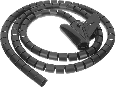 SEWACC Organisateur de Câbles en Plastique Noir Clip pour Gestion Facile des Câbles, Installation Rapide pour Système Audio et Ordinateur