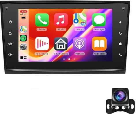 Autoradio Pour O-pel/Vau-xhall/Astra Corsa Radio Android 15 GPS Navigation Écran Tactile De 7 Pouces Carplay & Android Auto Sans Fil Bluetooth WiFi/Radio FM/RDS Caméra De Recul AHD(Color:M500S)