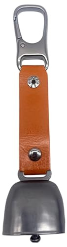 Bear Bell - Allarme magnetico con in pelle, suono di sicurezza in decibel costruzione esterna robusta, gadget barriera affidabile per la fauna selvatica, uso per la pesca