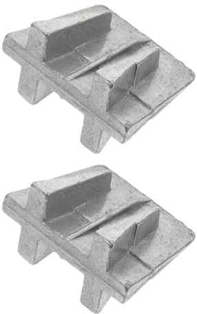 WHAMVOX Cales Coniques en Aluminium pour Marteau et Hache, Accessoire de Fixation Manche, Coin Métallique Pratique, Serrage Stable pour Outils à Main, 2 Pièces, Usage Réparation