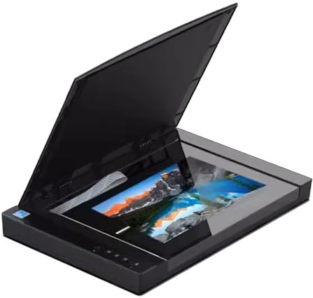 2400 DPI Flatbed Scanner, A3 Large Format Flatbed Scanner with LED Light Source, Fast 4 Seconds/Page Scan, APP Control, Document & Photo Book Scanning Machine for Libraries, Schools