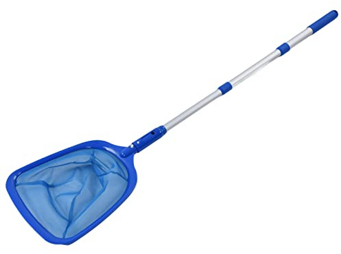 Generico Retino per Piscina Resistente per la Pulizia delle Foglie, Strumento di Pulizia a Rete fine Rinforzata, Grande capacità, Borsa a Strati, detergente Professionale (Blue-2)