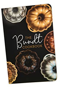 Nordic Ware Original Bundt Cookbook, with Cake Recipes and More, Soft Touch Cover, Black