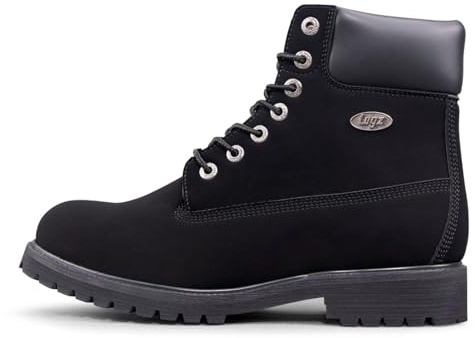 Lugz Men's Convoy Classic 6-inch Chukka Boot, Black, 9.5 M