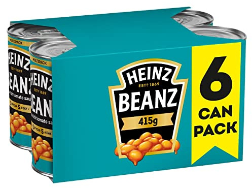 Heinz Baked Beanz 6x 415g - Gebackene Bohnen in Tomatensauce