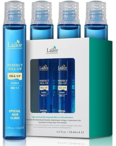 lador - Perfect Fill Up - Serum 13ml de pelo con queratina y colágeno - hidratantes pelo Kur para geschwächtes y strapaziertes pelo - Pelo curonios