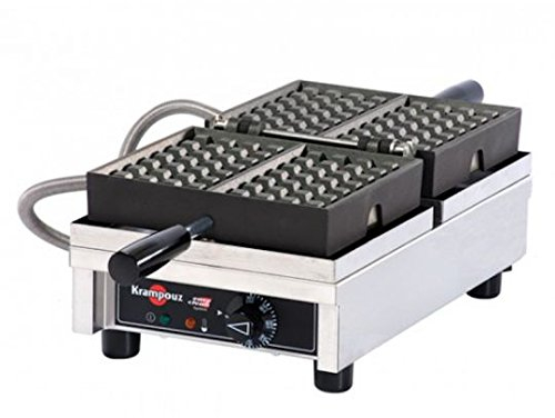 KRAMPOUZ Gaufrier simple 220 V av/ar (Ronde)
