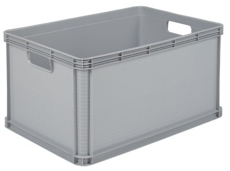 Heavy Duty Plastic Stacking Industrial Euro Storage Containers Boxes Crates! 5 Sizes -Big Load Capacity Food Grade 10 Year Guarantee! (3, 60 Litre - L600 x W400 x H320mm)