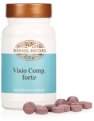 BÄRBEL DREXEL® Visio Comp. Forte Tabletten mit Lutein, Zeaxanthin (152 Stk) Heidelbeer, Ginko, Vitamin C + E Sehkraft + Netzhaut + Durchblutung 100% Herstellung Deutschland Augen-Vitamine