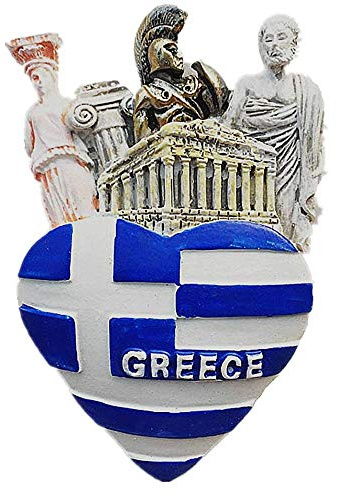 3D-Kühlschrankmagnet, Motiv: Athen, Griechenland, Souvenir, Geschenk, Heim- und Küchendekoration, Magnetaufkleber, Athen Griechenland Kühlschrankmagnet
