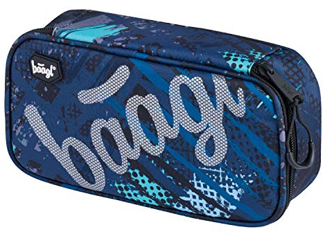 Baagl Federmäppchen für Junge - Schulmäppchen für Schreibwaren - Schulsachen Federtasche, Jungen Federmappe, Etui für Schule (Skate Strukturen)