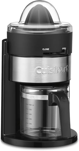 Cuisinart Citrus Juicer with Carafe, CCJ-900P1 Electric, Glass, Black/Silver