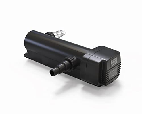 Pontec 90325 PondoTronic UVC 24, Schwarz - UVC Vorklärgerät / gegen Schwebealgen, Keime und Bakterien / bis 25.000 l (ohne Fischbesatz)