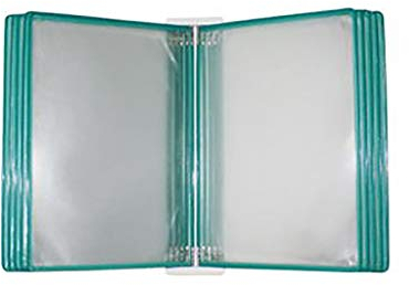 Wanddokumenten-Organizer, an der Wand montierter Dokumentenhalter, Klappaktenhalter, an der Wand montiertes magnetisches Display (PVC + Metall) 35,5 * 24,5 * 8 cm