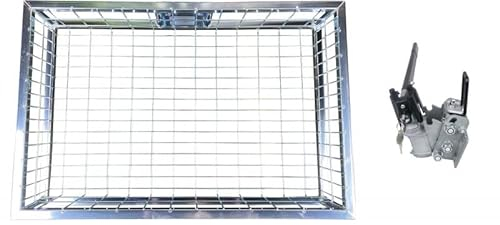 Berger & Schröter | Verzinkter Heckträger + Schnellverschlusskupplung klappbar, Silber