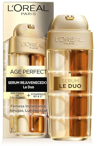 L'Oréal Paris Age Perfect Sérum Rejuvenecedor Le Duo, Para Todo Tipo de Pieles, 30 ml