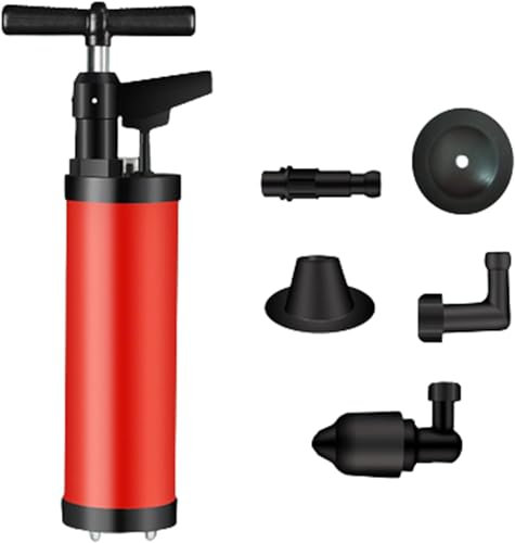 Abflussreiniger, Kolben, Luftpumpe, Abflussreiniger, Abflussentferner, WC-Saugglocken-Set, robuster Kolben, Waschbeckenreiniger, Sanitärwerkzeuge, für Toiletten, Badewannen, Duschen, Waschbecken,