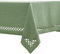 MIULEE Leinen Optik Tischdecke Graugrün Tischdecken 140x180cm Abwaschbar Lotuseffekt Eckig Rechteckig Tischtuch Polyester Wasserabweisend Tischwäsche Abwischbare Tafeldecke für Party Küche