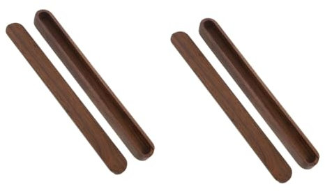 Garneck 2er-box Essstäbchenbox Aus Schwarzem Walnussholz Multifunktionales Etui Für Essstäbchen Besteckkoffer Aus Holz Haushaltsutensilienkoffer Langes Essstäbchenetui Hölzern Dark Brown