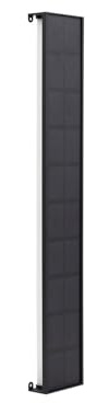 Lindby LED Solarleuchten Laarni dimmbar (spritzwassergeschützt in Schwarz aus Aluminium (1 flammig,) - Solarlampe Solarleuchte Garten