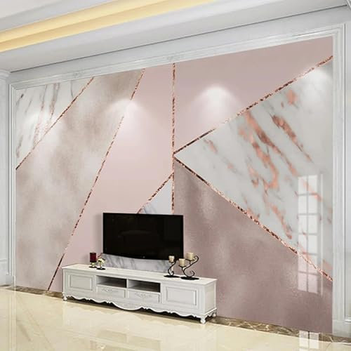 Abstrait Géométrique Marbre 3D Papier Peint Autocollant pour Salon Chambre Décor Intérieur