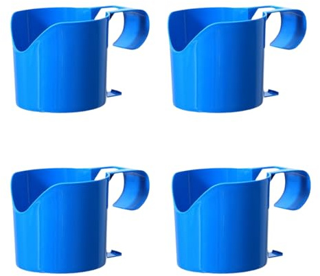 Lansls 4 Piezas Soportes para Bebidas De Piscina, Portavasos De Piscina, Piscina Desmontable Portavasos, para Colocar Bebidas y Objetos Pequeños En El Borde De La Piscina
