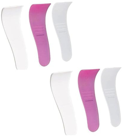 6 spatole portatili per la pulizia della cera dei capelli di colore casuale strumenti di bellezza per la rimozione della ceretta dei capelli spatole di cera antiaderenti applicatore per la rimozione