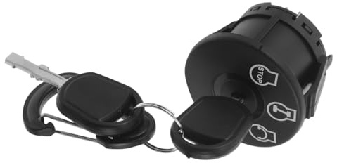 VINTORKY Interruttore Accensione per Tosaerba Pin e Posizioni Interruttore Chiave Ricambio in ABS e Metallo Compatibile con Mtd