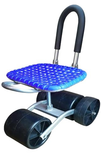 yztju 360 Grad Drehbarer Gartensitz, Gartenarbeitssitz Freien,Gartenwagen Mit Verstellbarer Höhe - Glatter, Stabiler Gardening Workseats Rollhocker Für Den Garten Im Freien