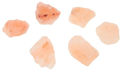 Gadpiparty 1 Sachet Sel Rose de L'himalaya Vrac Morceaux de Cristaux de Sel Cristallin Naturels Gemme pour Décorations Intérieures Lampes et Bols