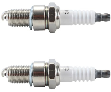 Gutol 2 Stück F7RTC Zündkerzen als Ersatz für Autos und Motorräder, kompatibel mit 5534/BPR7ES V-line-19, 7992/WR5DC 4038/WR5DP, 332/RN7YC 415/RN9YC 818/RN2C, W22EPR-U/3088, R41CXLS